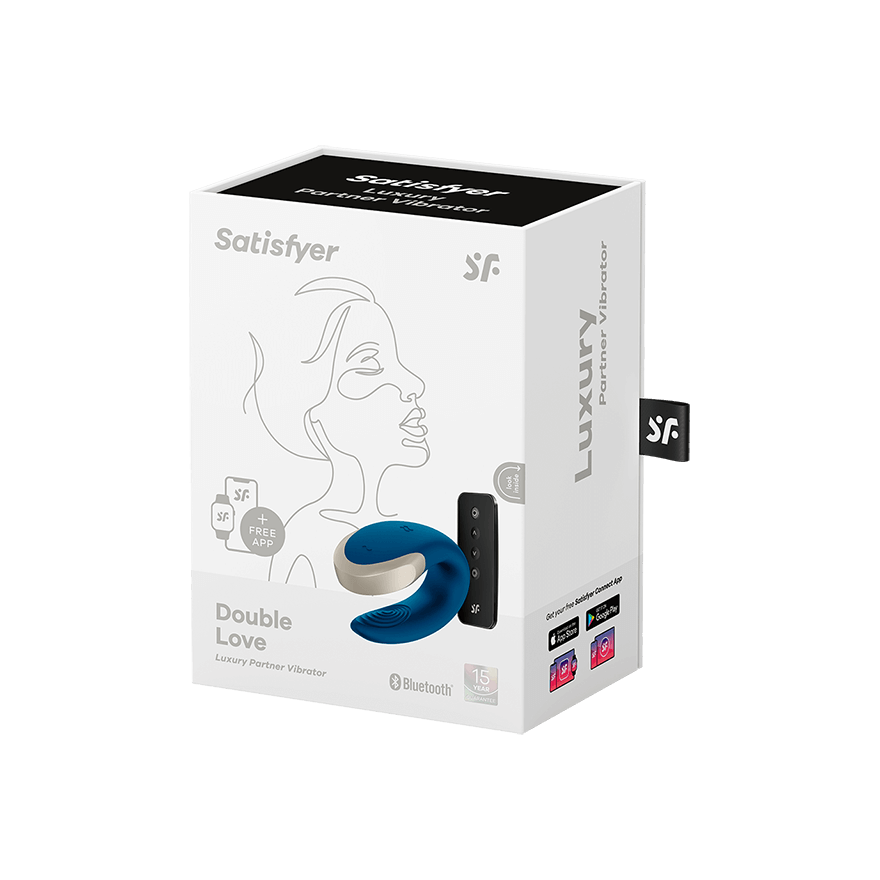 фото Смарт-вібратор для пар Satisfyer Double Love (Blue)