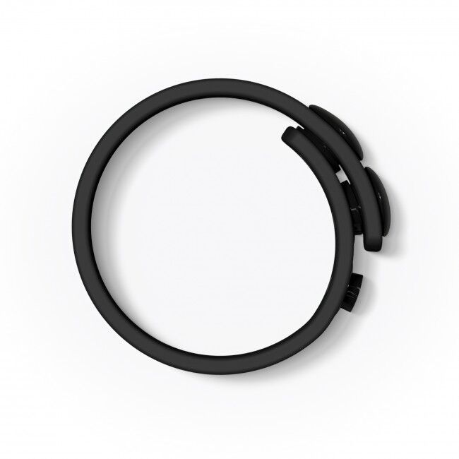 фото Ерекційне кільце на кнопках Love To Love HERO RING - BLACK ONYX