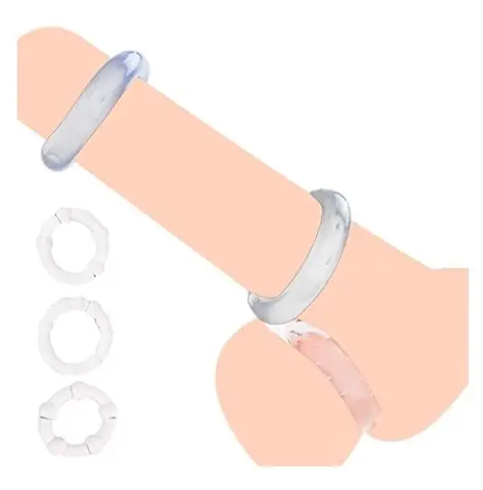 фото Набір ерекційних кілець Stay hard, Clear