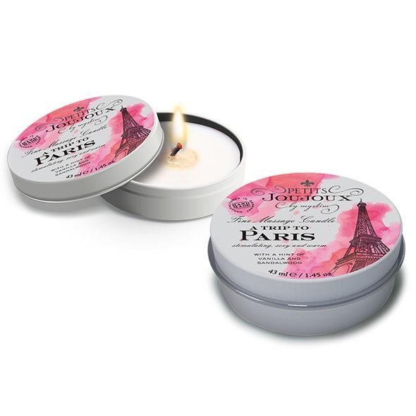 фото Масажна свічка Petits Joujoux - Paris - Vanilla and Sandalwood (43 мл) з феромомнами