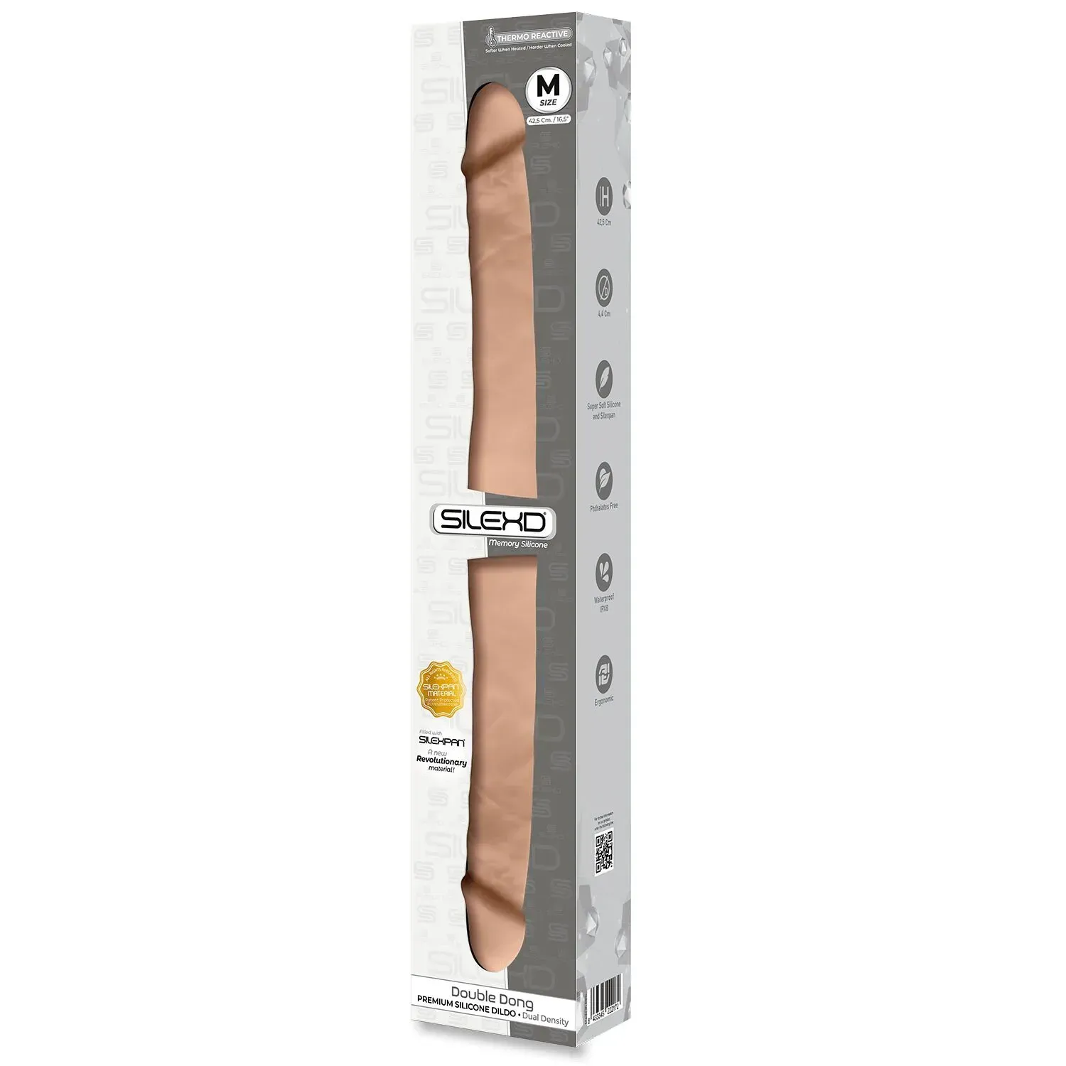 фото Фалоімітатор  SilexD Billy-Joe Double Dong Flesh M