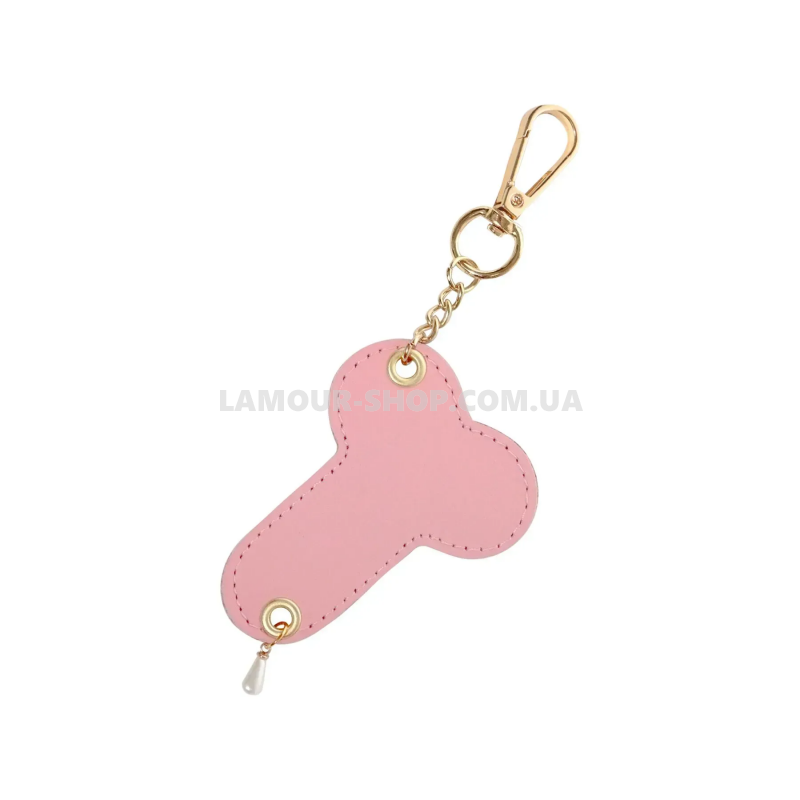 фото Брелок на карабіні для ключів Art of Fhallus, Рожевий