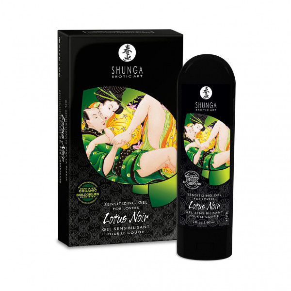 Гель для пар Shunga LOTUS NOIR (60 мл) з вітаміном Е та рослинним гліцерином