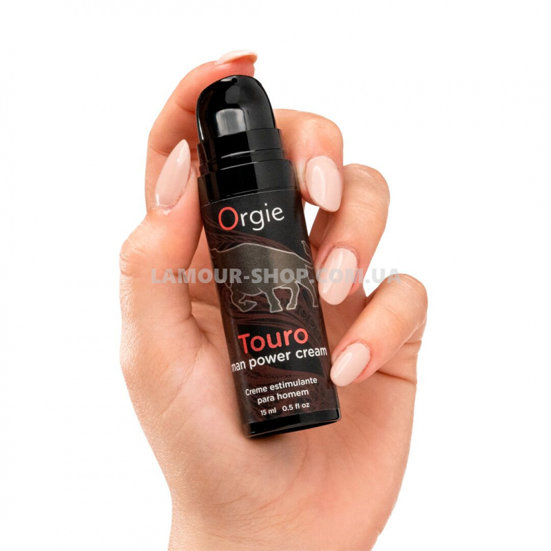 Orgie Крем для посилення ерекції Orgie Touro Power Cream, 15 мл, з таурином фото фото Крем для посилення ерекції Orgie Touro Power Cream, 15 мл, з таурином