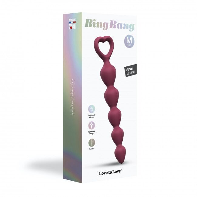 фото Анальний ланцюжок Love To Love BING BANG M - PLUM STAR