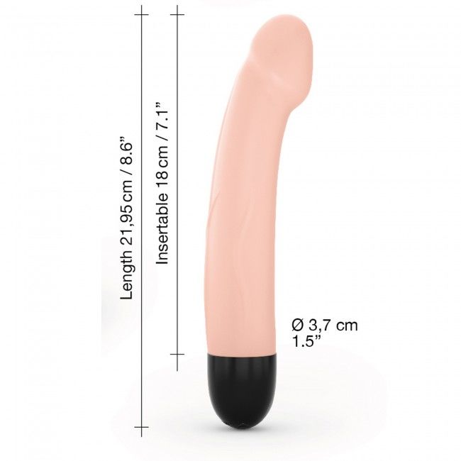 фото Вібратор Dorcel Real Vibration M Flesh 2.0, діаметр 3,7см, для точки G
