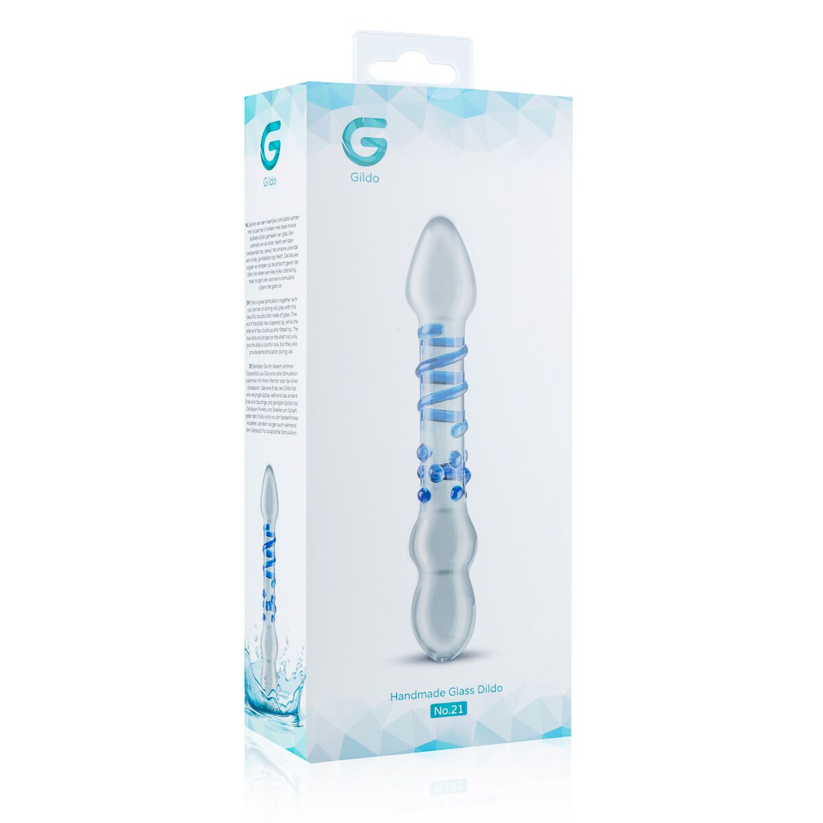 фото Скляний ділдо Gildo Glass Dildo No. 21