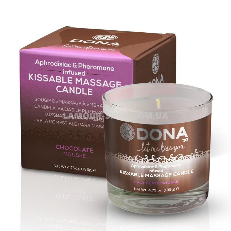 фото Массажная свеча Dona Kissable Massage Candle Chocolate Mousse 125 мл