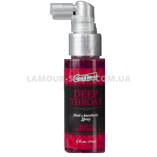 фото Спрей для мінету Doc Johnson GoodHead Deep Throat Spray – Wild Cherry (59 мл)