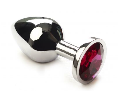 фото Анальная пробка с кристаллом S