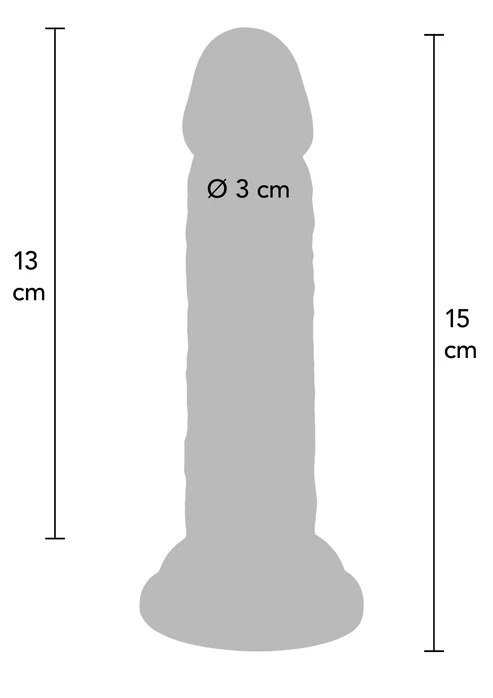 фото Фалоімітатор Deluxe Dual Density Dong 15cm
