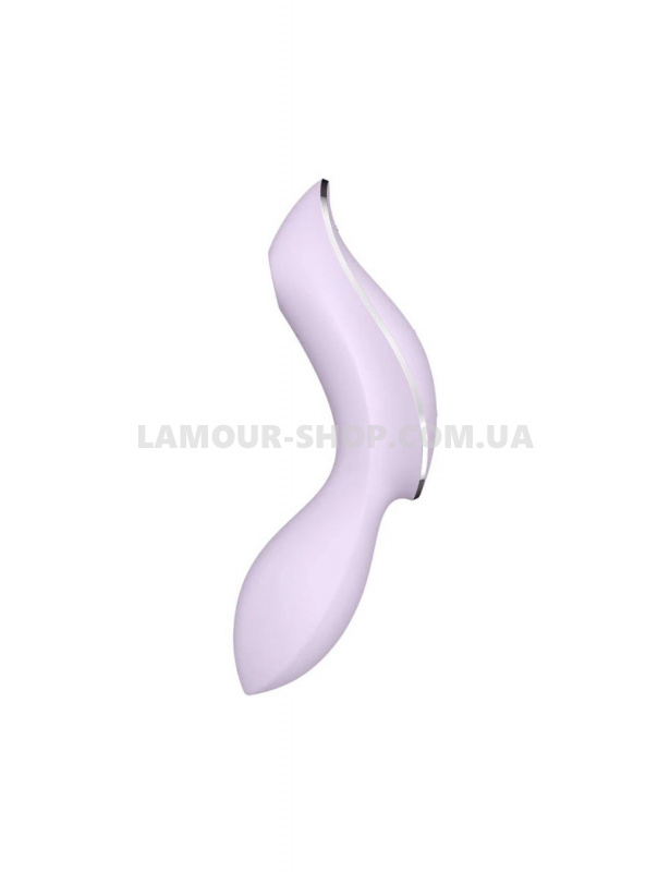 фото Вакуумний стимулятор з вібрацією Satisfyer Curvy Trinity 2 Violet
