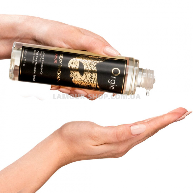 фото Масажна олія Orgie – Sexy Therapy Amor (200 мл), гібридна