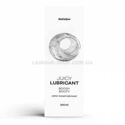 Змазка  на водній основі Satisfyer Juicy Lubricant Boogy Booty water based 300 Змазка  на водній основі Satisfyer Juicy Lubricant Boogy Booty water based 300