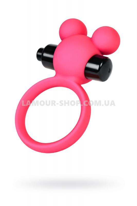 фото Віброкільце на пеніс A-Toys By Toyfa, силікон, рожеве, ø 3,1 см