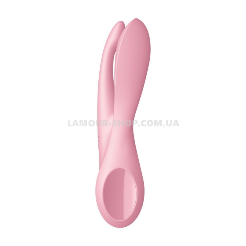 Satisfyer Кліторальний вібратор Satisfyer Threesome 1 Pink фото фото Кліторальний вібратор Satisfyer Threesome 1 Pink