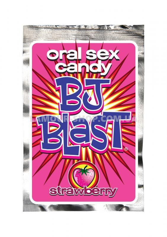 фото Конфеты для оральных ласк BJ Blast 18 gram Strawberry