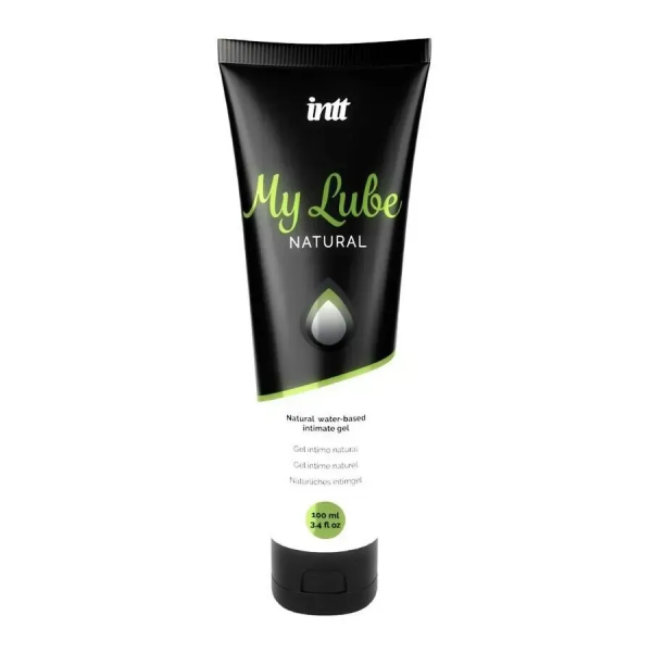 Лубрикант на водній основі Intt My Lube Natural, 100 мл, натуральний склад, без запах