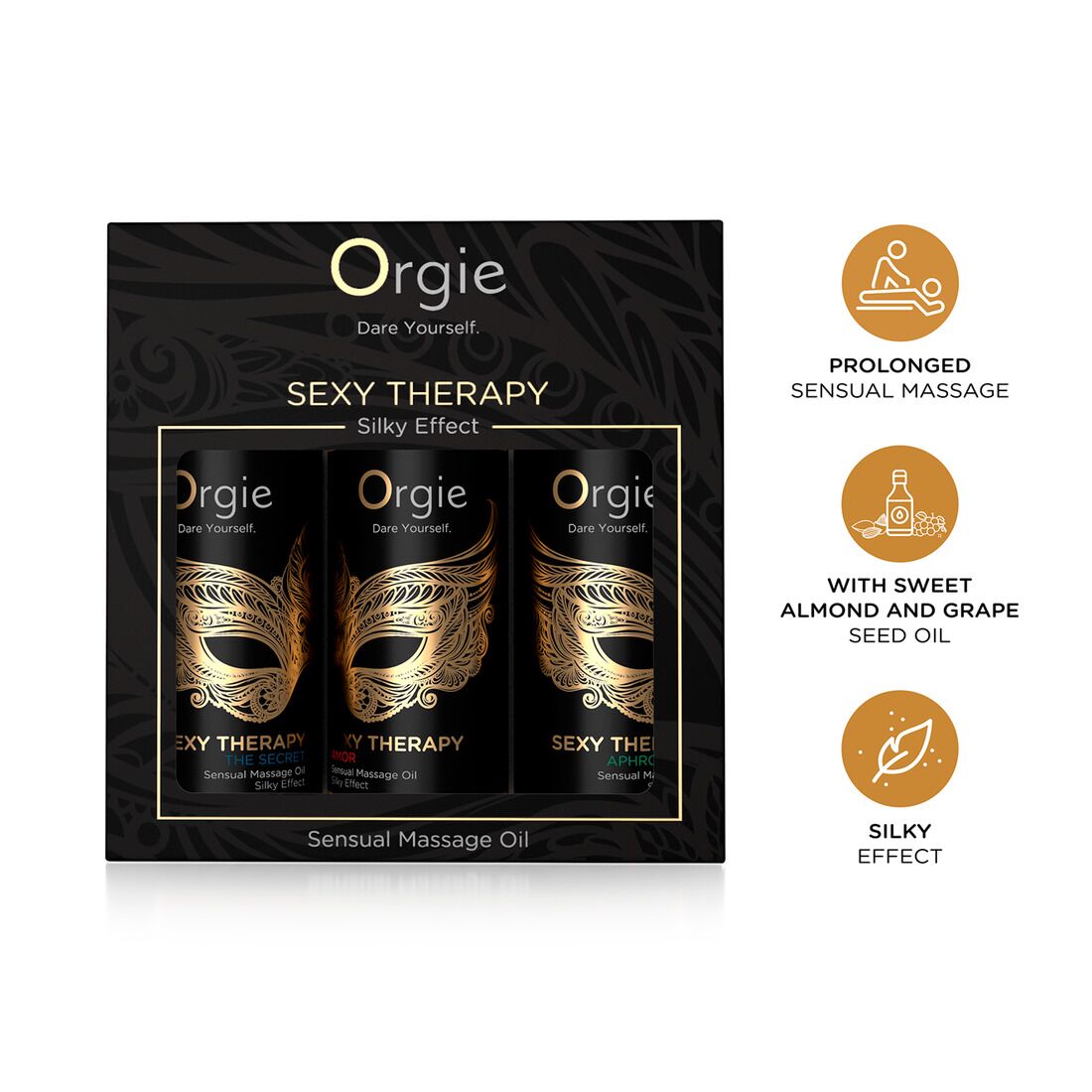 фото Набір масажних олій Orgie – Sexy Therapy Mini Size Collection (3х30 мл)