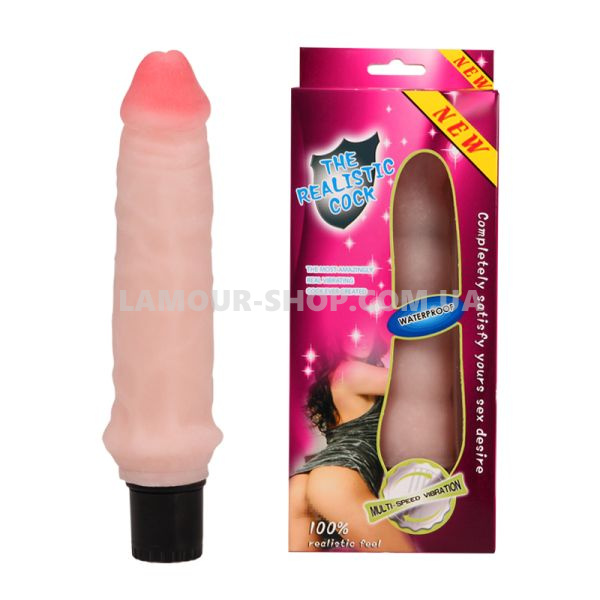 фото Вибратор The Realistic Cock Pink, 20 х 3,4 см