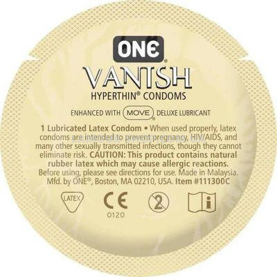 Презерватив ONE VANISH Hyperthin (гіпертонкий) 1шт