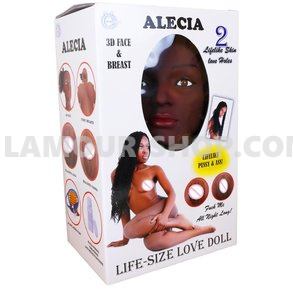фото Лялька " ALECIA 3D " з вставкою з кібершкіри і вібростимуляцією