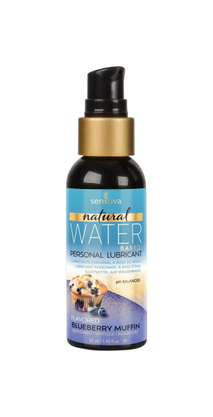 Смазка на водной основе Sensuva Natural Water-Based Blueberry Muffin 57мл