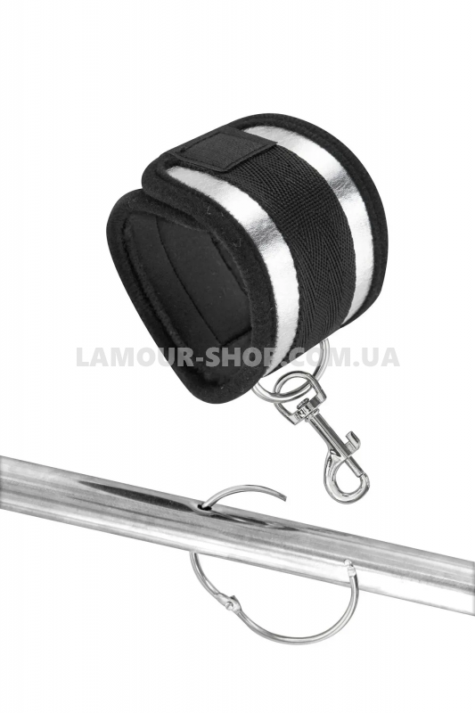 Fetish Tentation Фіксатор для рук та ніг Fetish Tentation Submission bar with 4 cuffs фото фото Фіксатор для рук та ніг Fetish Tentation Submission bar with 4 cuffs
