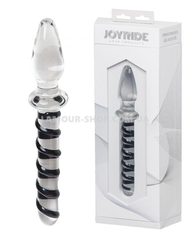 фото Стеклянный фаллоимитатор - JOYRIDE Premium GlassiX 01