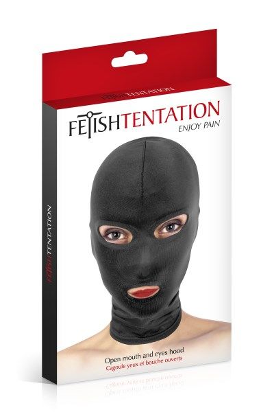 фото Капюшон з відкритими очима та ротом Fetish Tentation Open Mouth and Eyes Hood