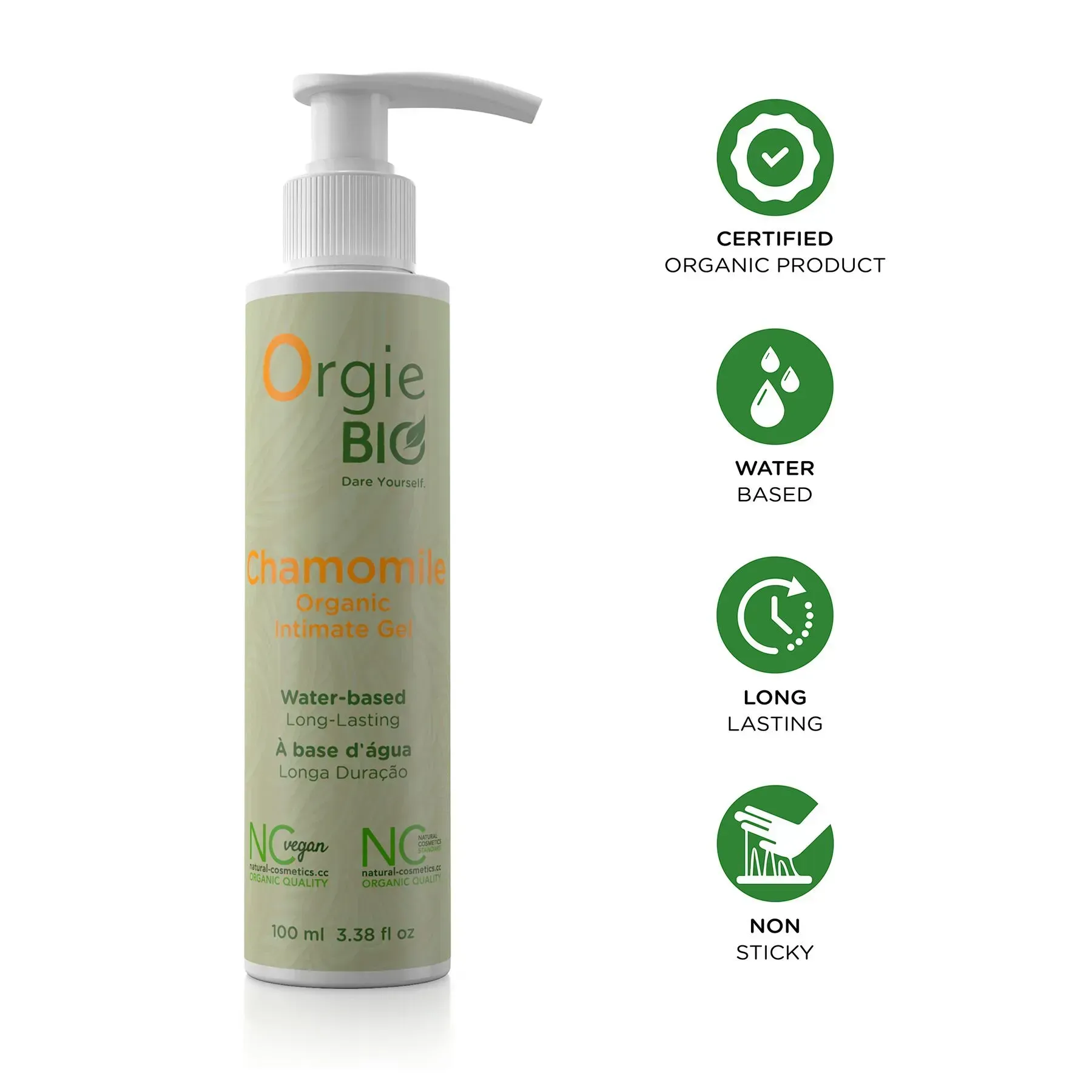 фото Лубрикант  на водній основі Orgie – Bio Chamomile Organic Intimate Gel (100 мл)