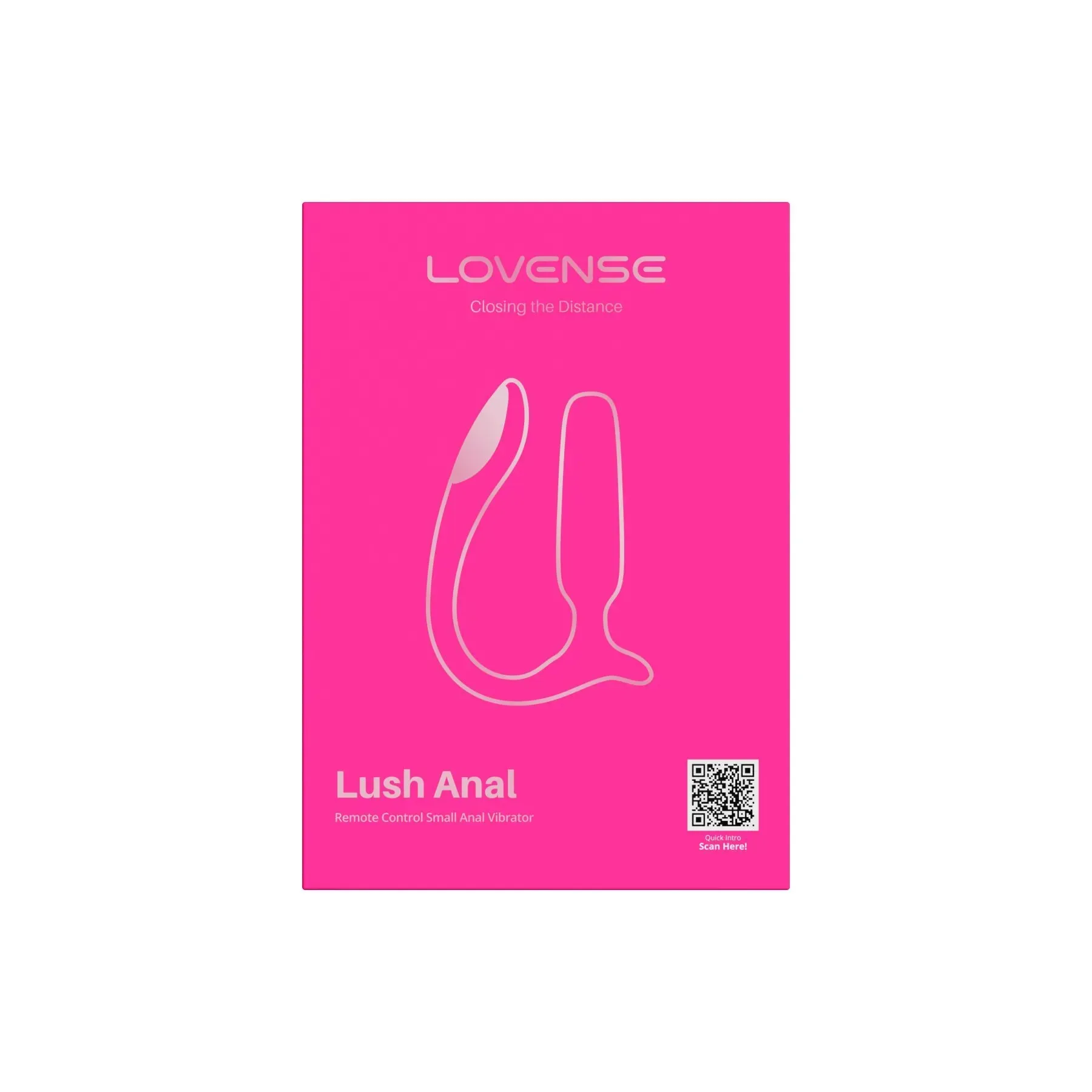 фото Анальна смарт-вібропробка Lovense Lush Anal, дуже потужна, LED-підсвічування