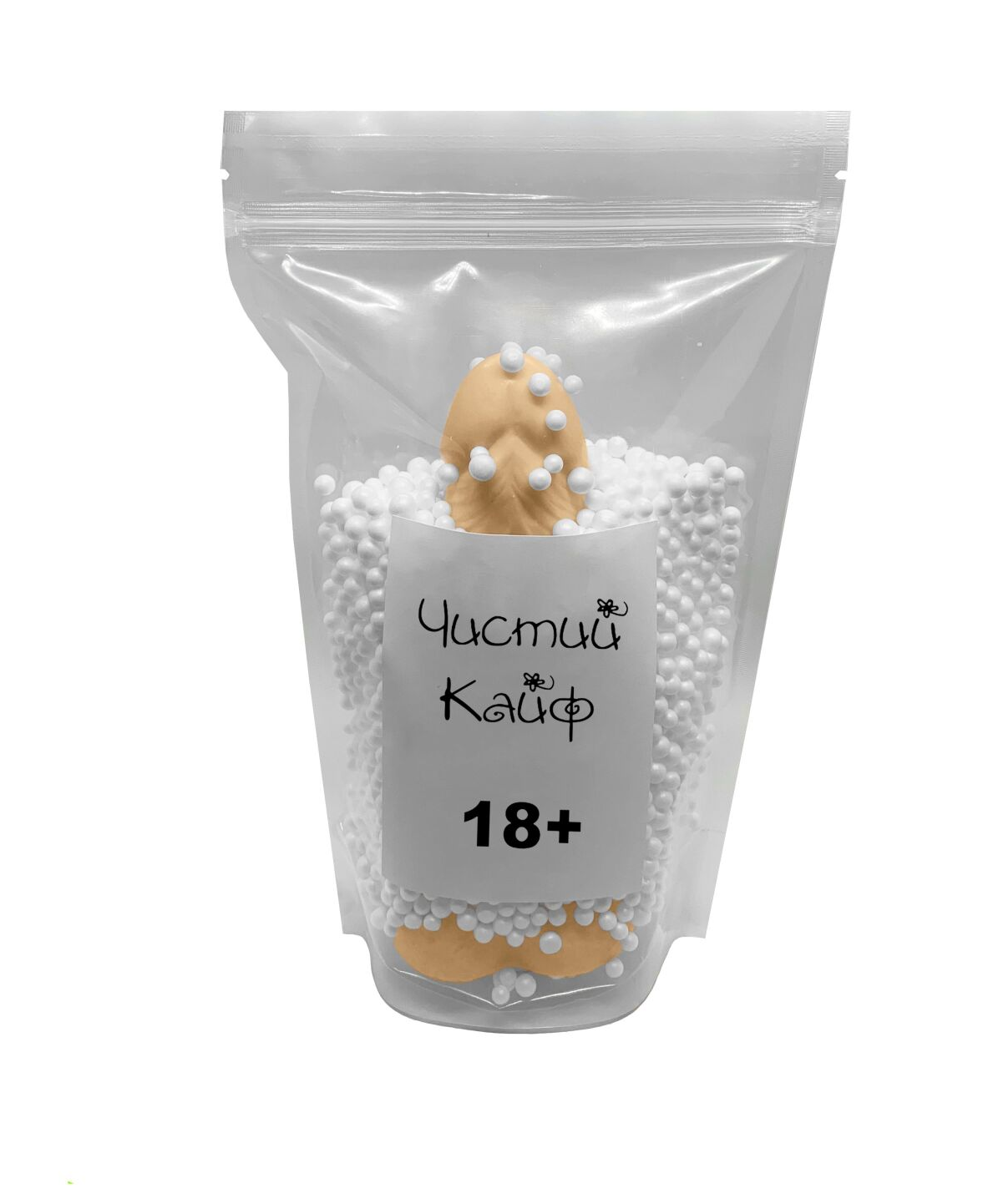 фото Массаж,аромотерапия Крафтовое мыло-член с присоской Чистый Кайф Brown size L