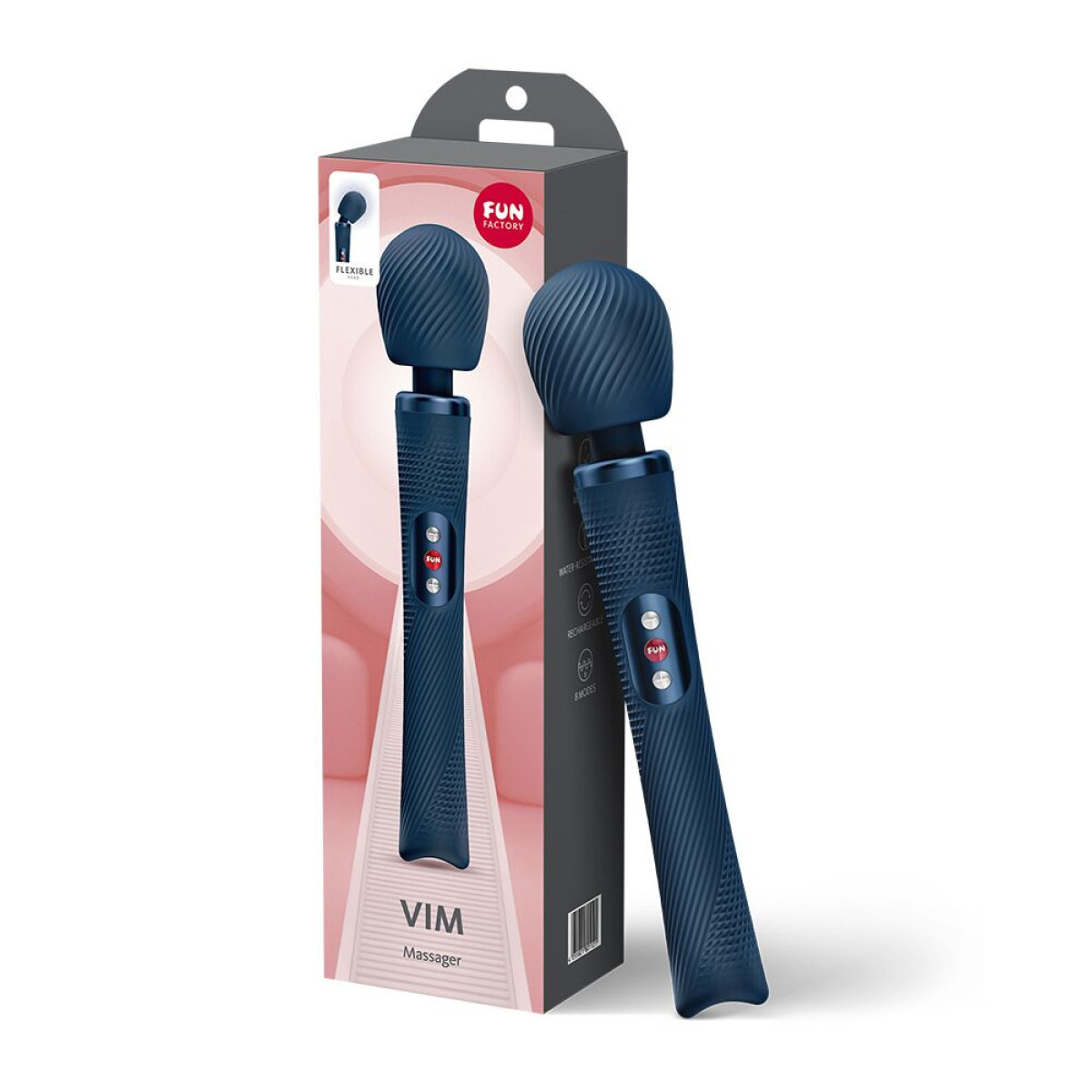 фото Вібромасажер Fun Factory VIM Vibrating Wand Nightblue