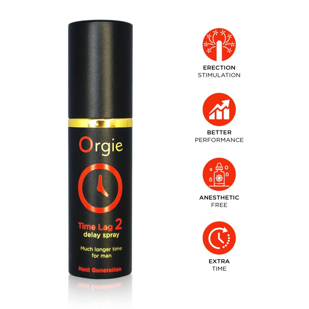 фото Спрей-пролонгатор Orgie Time Lag 2 Delay Spray, 10 мл, без анестетиків