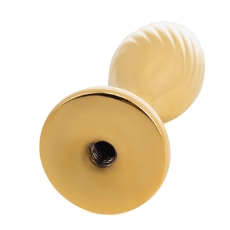 фото Анальна пробка  Кролячий хвіст LOCKINK SEVANDA White Bunny-Tail Anal Pear-sha