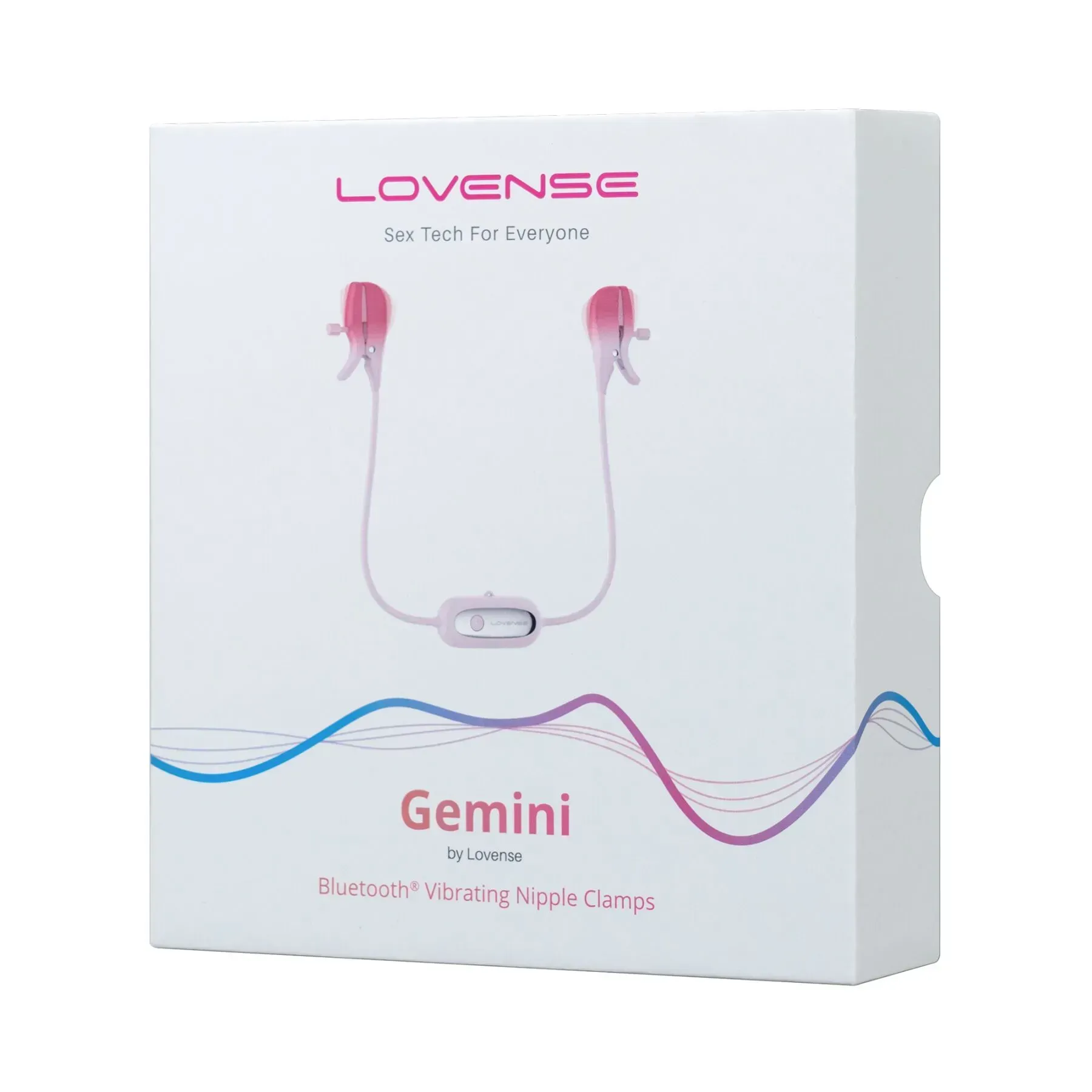 фото Смарт-вібратор для грудей Lovense Gemini, регулювання стискання соска