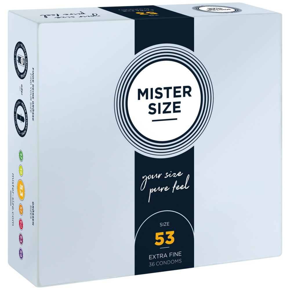 фото Презервативи Mister Size - pure feel - 53  товщина 0,05 мм