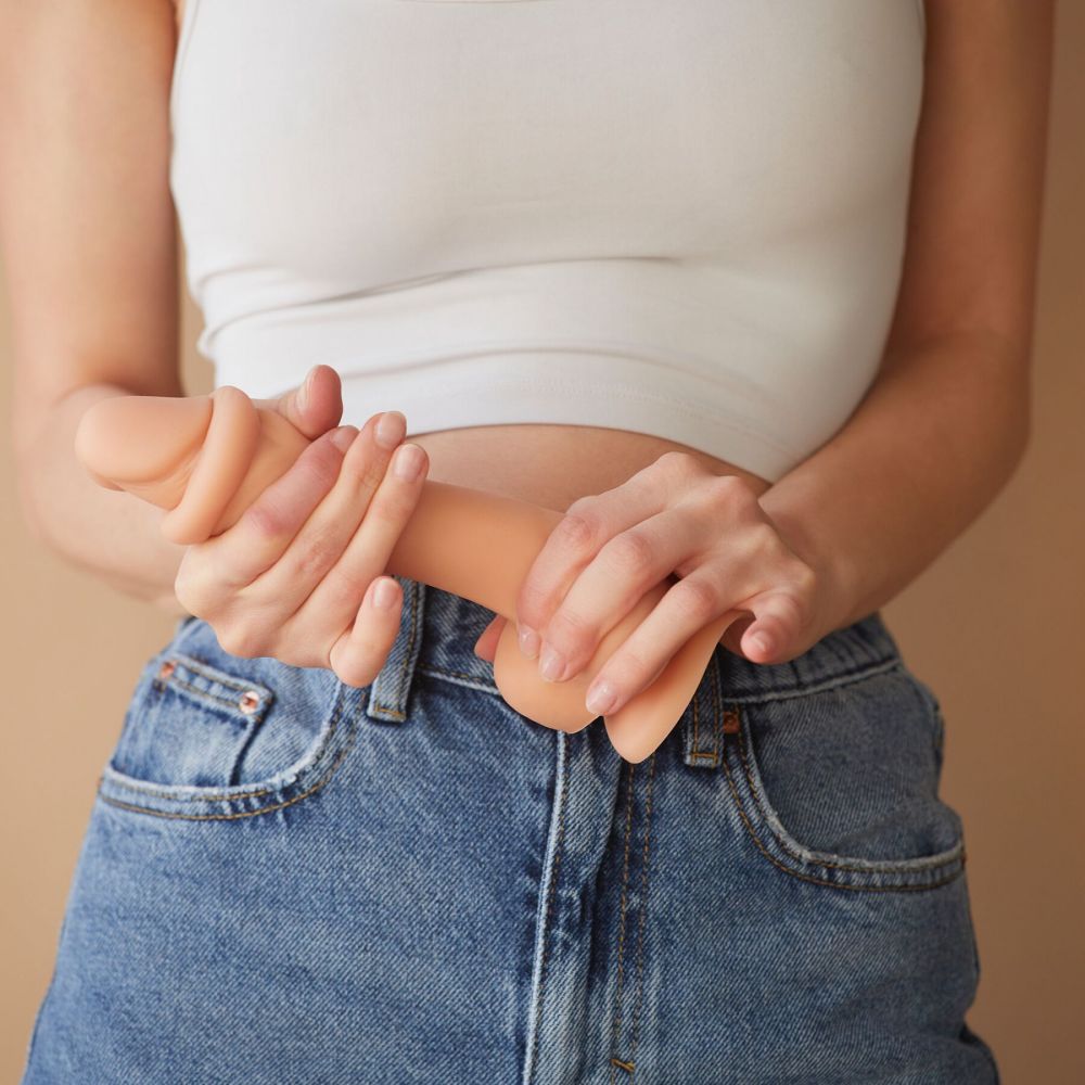 фото Реалістичний фалоімітатор Strap-On-Me SLIDING SKIN REALISTIC DILDO VANILLE - S