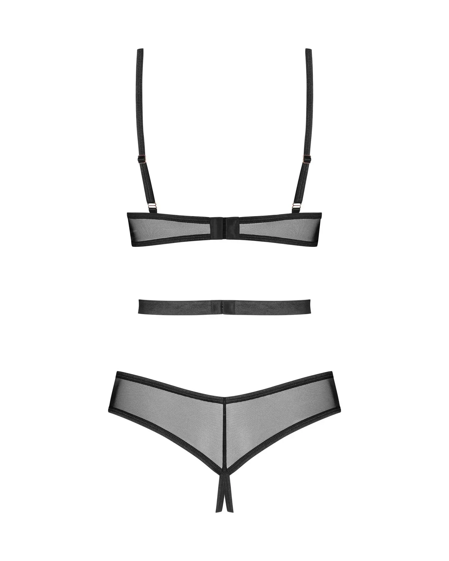 фото Боді Obsessive Euridia crotchless teddy M/L