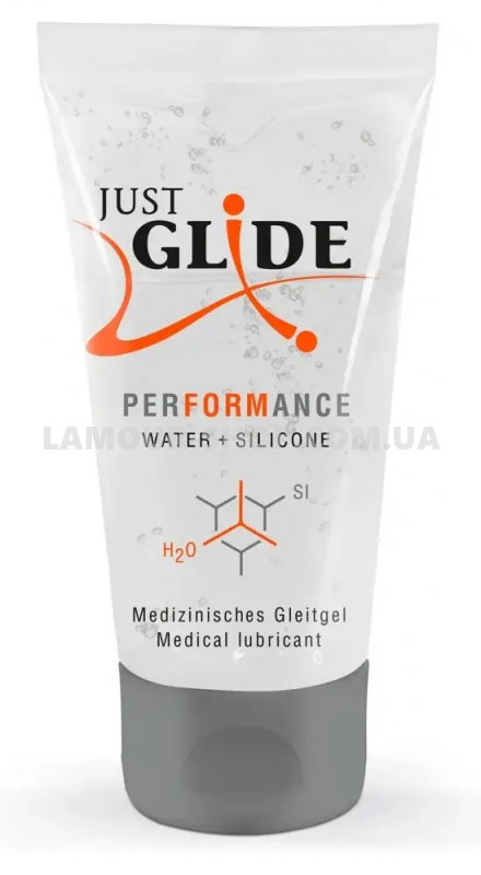 фото Гібридний гель-лубрикант Just Glide Performance, 50 ml