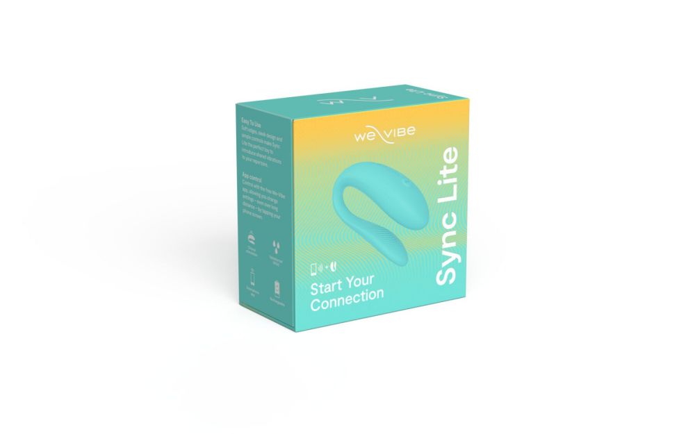 фото Смарт-вібратор для пар We-Vibe Sync Lite Aqua, 10 віброрежимів