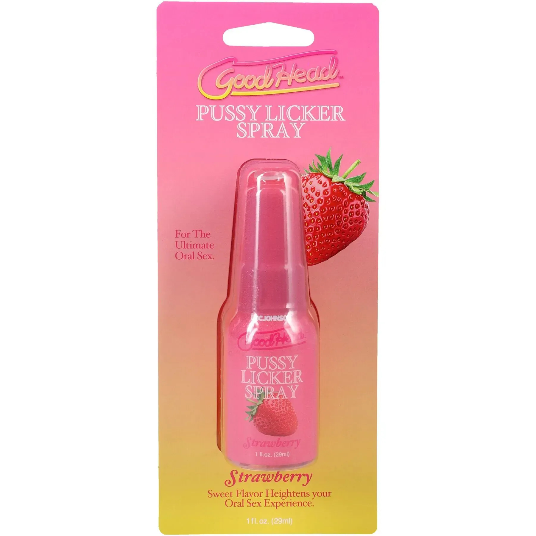 фото Спрей для кунілінгусу Doc Johnson GoodHead Pussy Licker Spray - Strawberry 29 мл