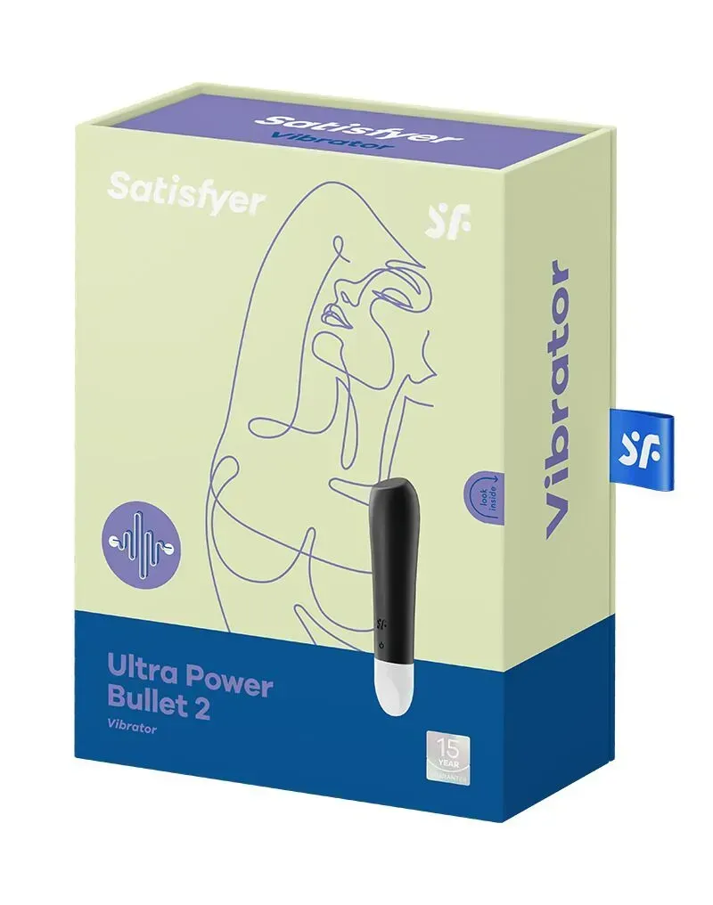 фото Вібропуля перезаряджаєма Satisfyer Ultra Power Bullet 2 Black