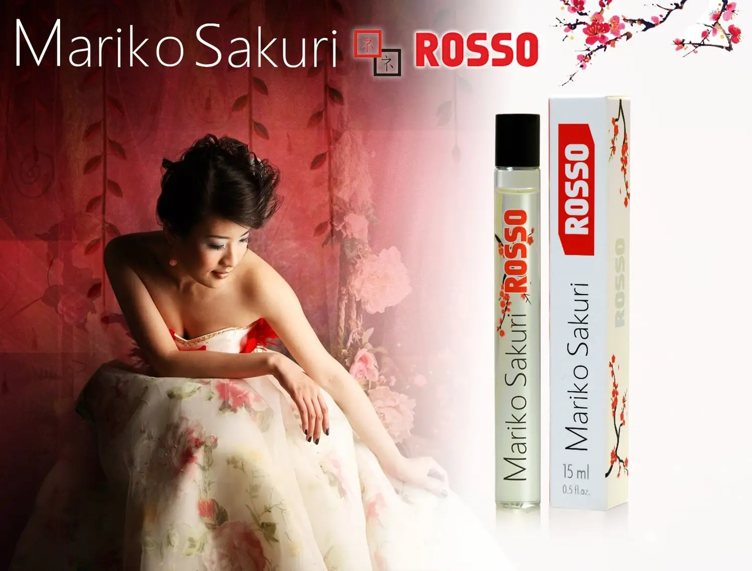 фото Парфуми з феромонами жіночі Mariko Sakuri ROSSO, 15 ml
