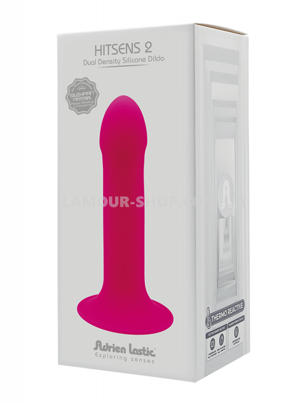фото Ділдо з присоскою Adrien Lastic Hitsens 2 - 6,5 inch Pink