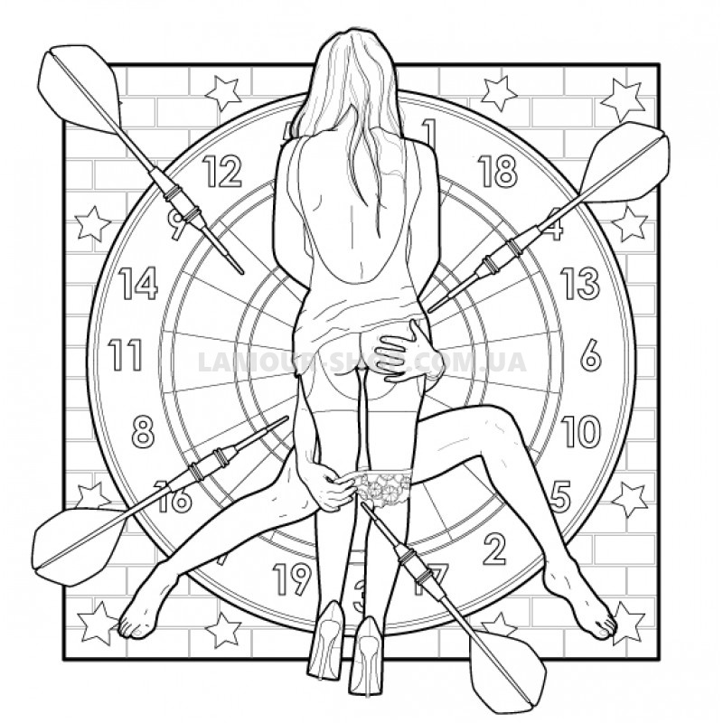 фото Раскраска для взрослых Only girls