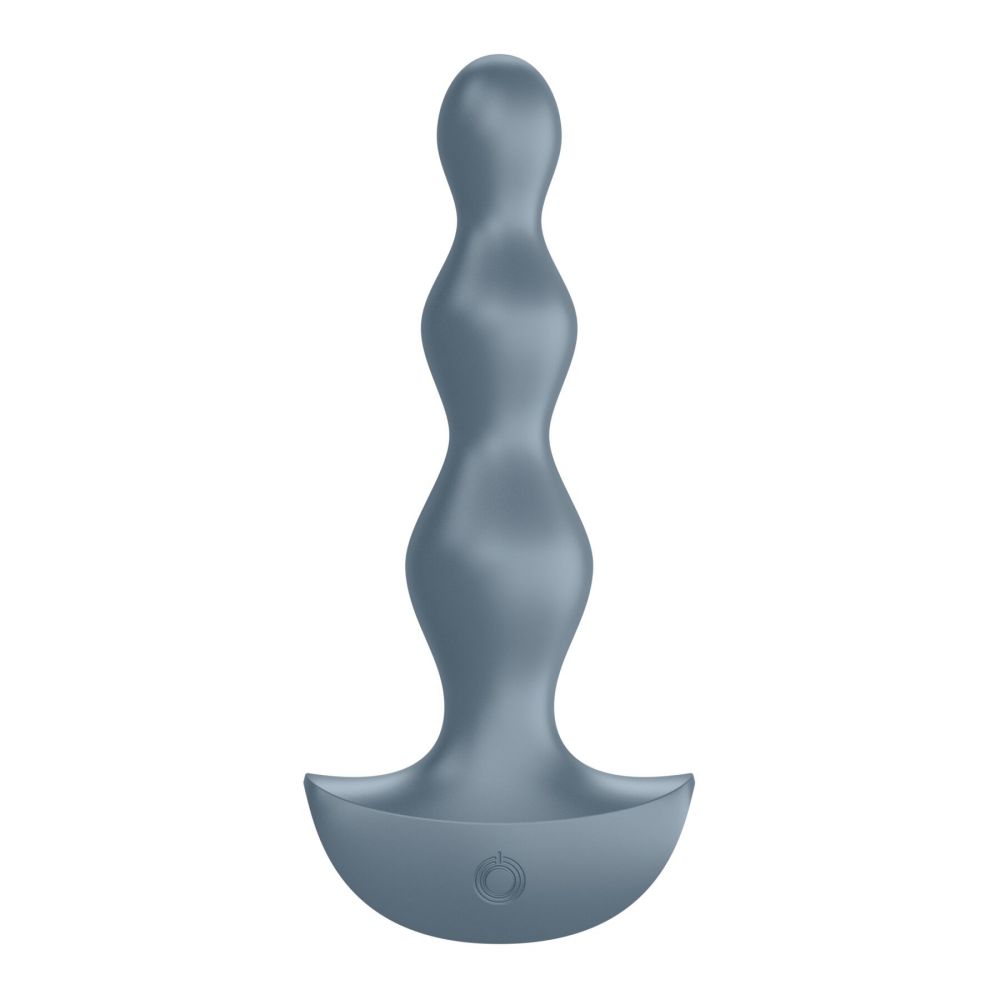 фото Анальний стимулятор-бусини з двома моторами Satisfyer Lolli-Plug 2 (ice blue)