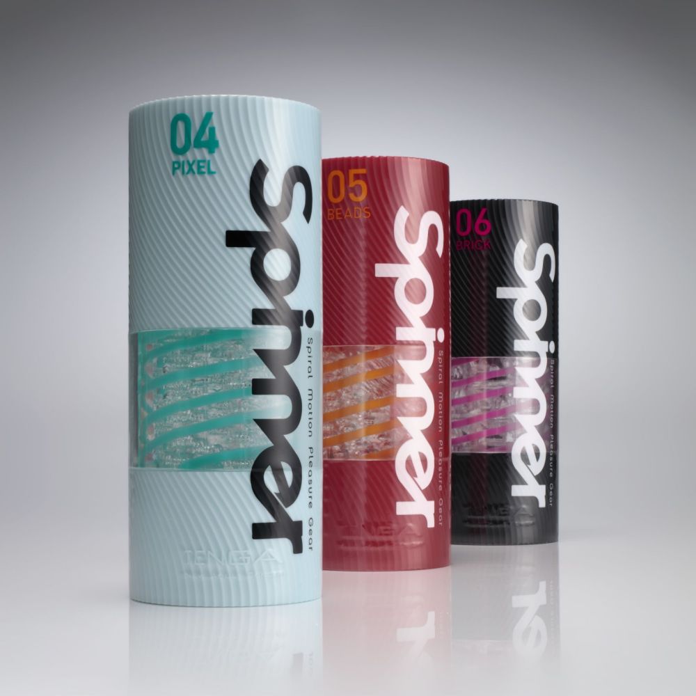 фото Мастурбатор Tenga Spinner Pixel пружною стимулювальною спіраллю всередині