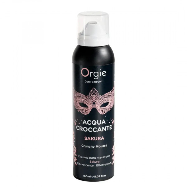 Масажна пінка  Orgie – Acqua Croccante Sakura (150 мл), ефект бульбашок